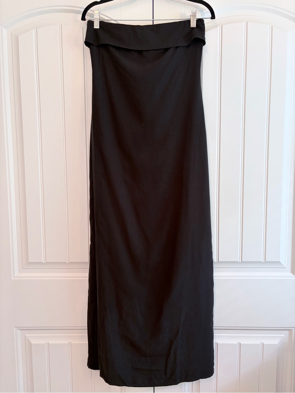 DISSH Kai Black Strapless Midi Dress NWT Women's US Size 4 AU Size 8 Linen Blend